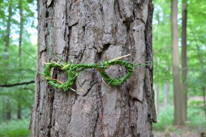 Naturkunst und Landart Wurzeltrapp Wildnisschule